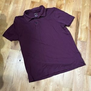 Men’s Apt 9 maroon/ plum polo size Medium premier flex - excellent condition
